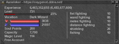 Signature for player Aansteker