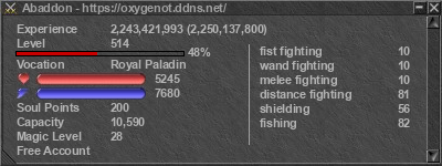 Signature for player Abaddon