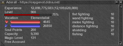 Signature for player Aderall