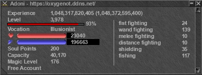 Signature for player Adoni