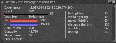 Signature for player Aenyn