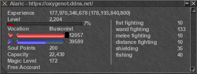 Signature for player Alaric