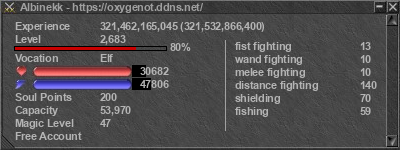 Signature for player Albinekk