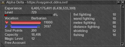 Signature for player Alpha Delta