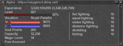 Signature for player Alpha