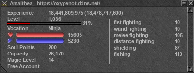 Signature for player Amalthea