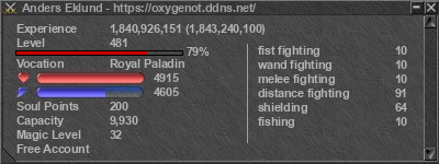 Signature for player Anders Eklund