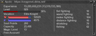 Signature for player Apolo