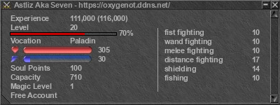 Signature for player Astliz Aka Seven