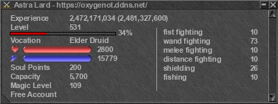 Signature for player Astra Lard