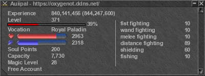 Signature for player Auiipal