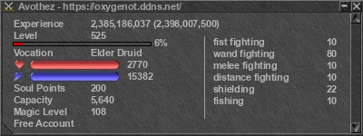 Signature for player Avothez