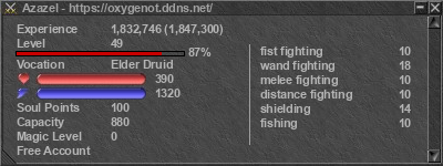 Signature for player Azazel