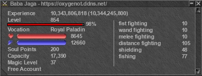 Signature for player Baba Jaga