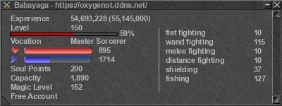 Signature for player Babayaga