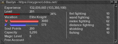 Signature for player Baelyn