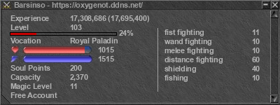 Signature for player Barsinso