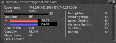 Signature for player Batman