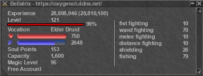 Signature for player Bellatrix