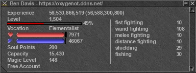 Signature for player Ben Davis