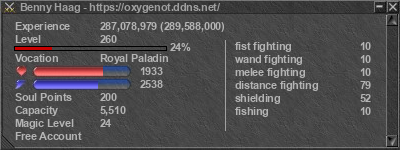 Signature for player Benny Haag