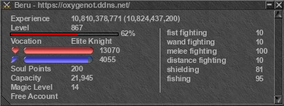 Signature for player Beru