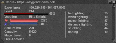 Signature for player Berus