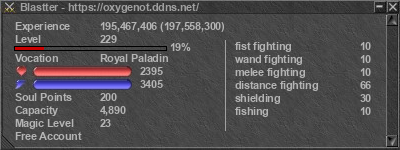 Signature for player Blastter