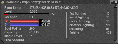 Signature for player Bombard