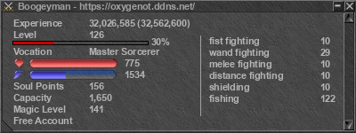 Signature for player Boogeyman