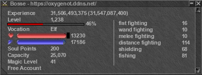 Signature for player Bosse