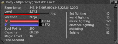 Signature for player Boxy