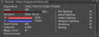 Signature for player Bradall