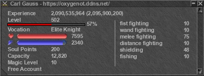 Signature for player Carl Gauss