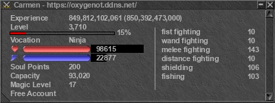 Signature for player Carmen