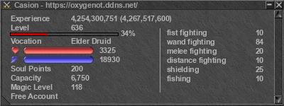 Signature for player Casion