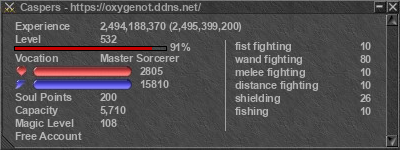 Signature for player Caspers