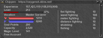 Signature for player Chippen