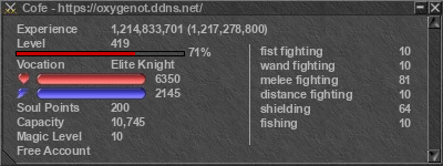 Signature for player Cofe