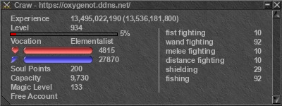 Signature for player Craw