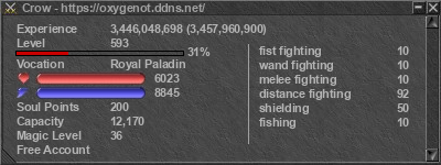 Signature for player Crow