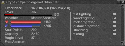 Signature for player Crypt