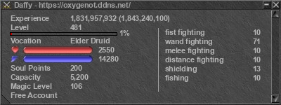 Signature for player Daffy