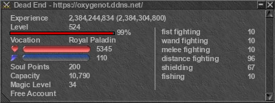 Signature for player Dead End