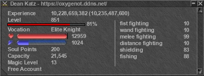 Signature for player Dean Katz