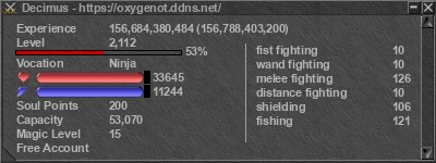 Signature for player Decimus