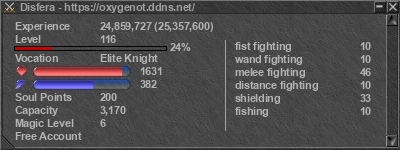 Signature for player Disfera