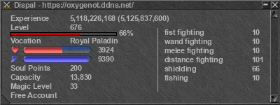 Signature for player Dispal