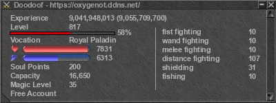 Signature for player Doodoof