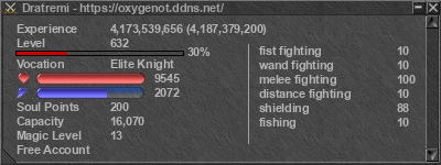 Signature for player Dratremi